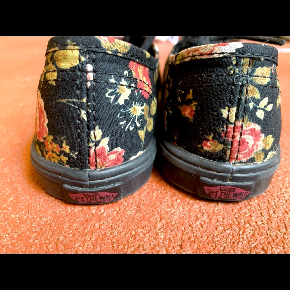 Kids Floral Vans